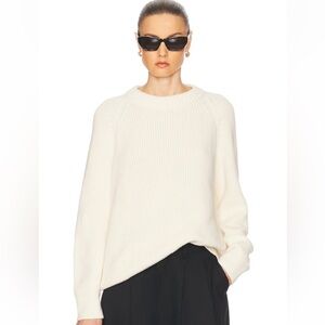 Jenni Kayne Oversized Fisherman Cotton Sweater